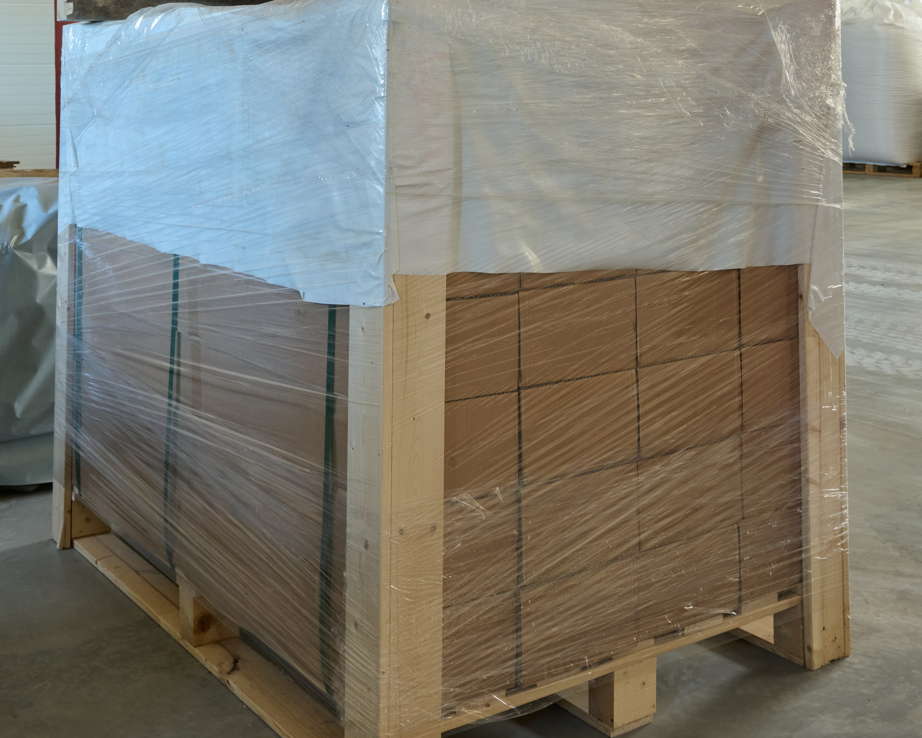CARTON BOXES IN PALLET