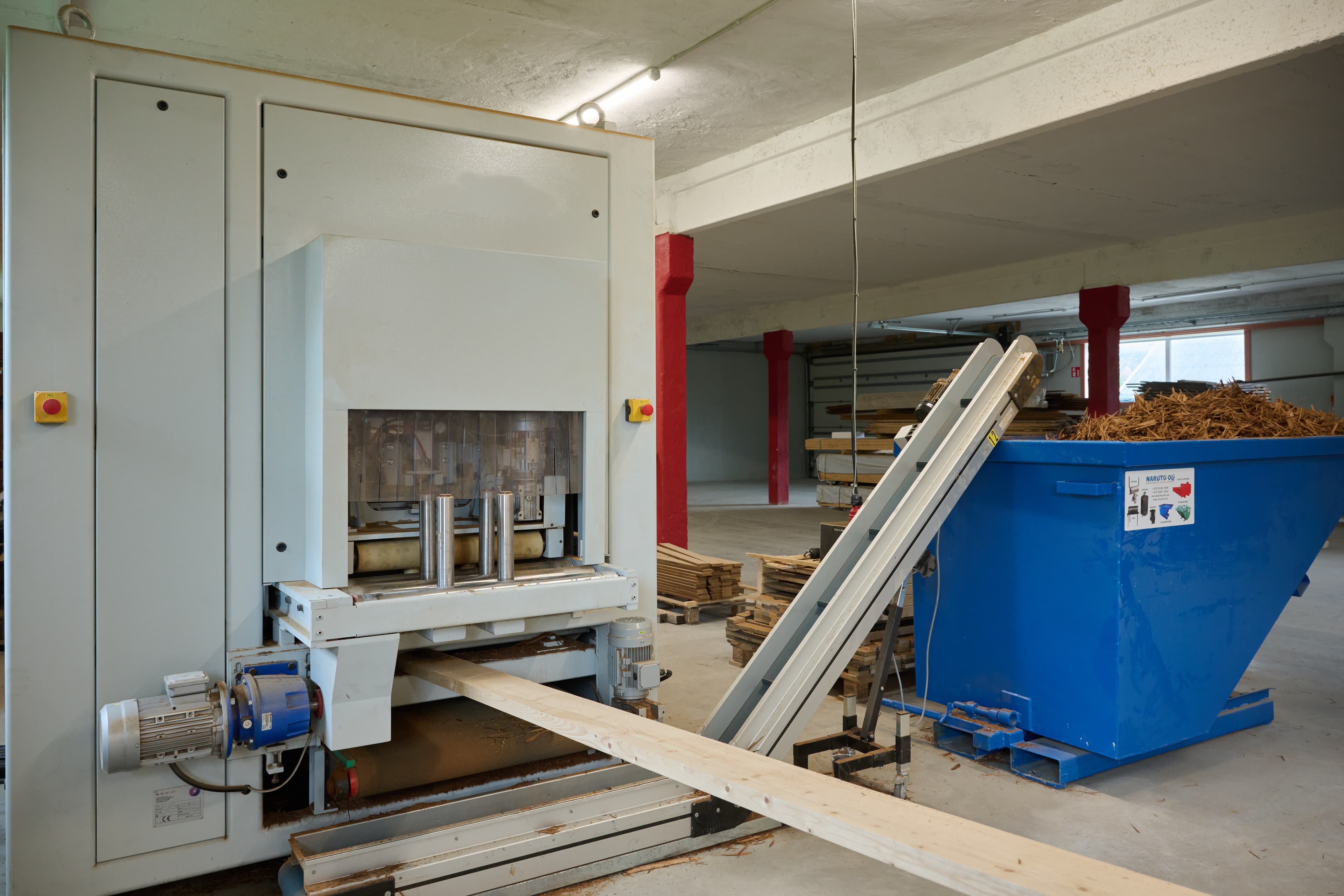 Hewing process in Grainel production